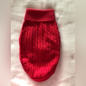 Knit turtleneck sweater by Doggie Design